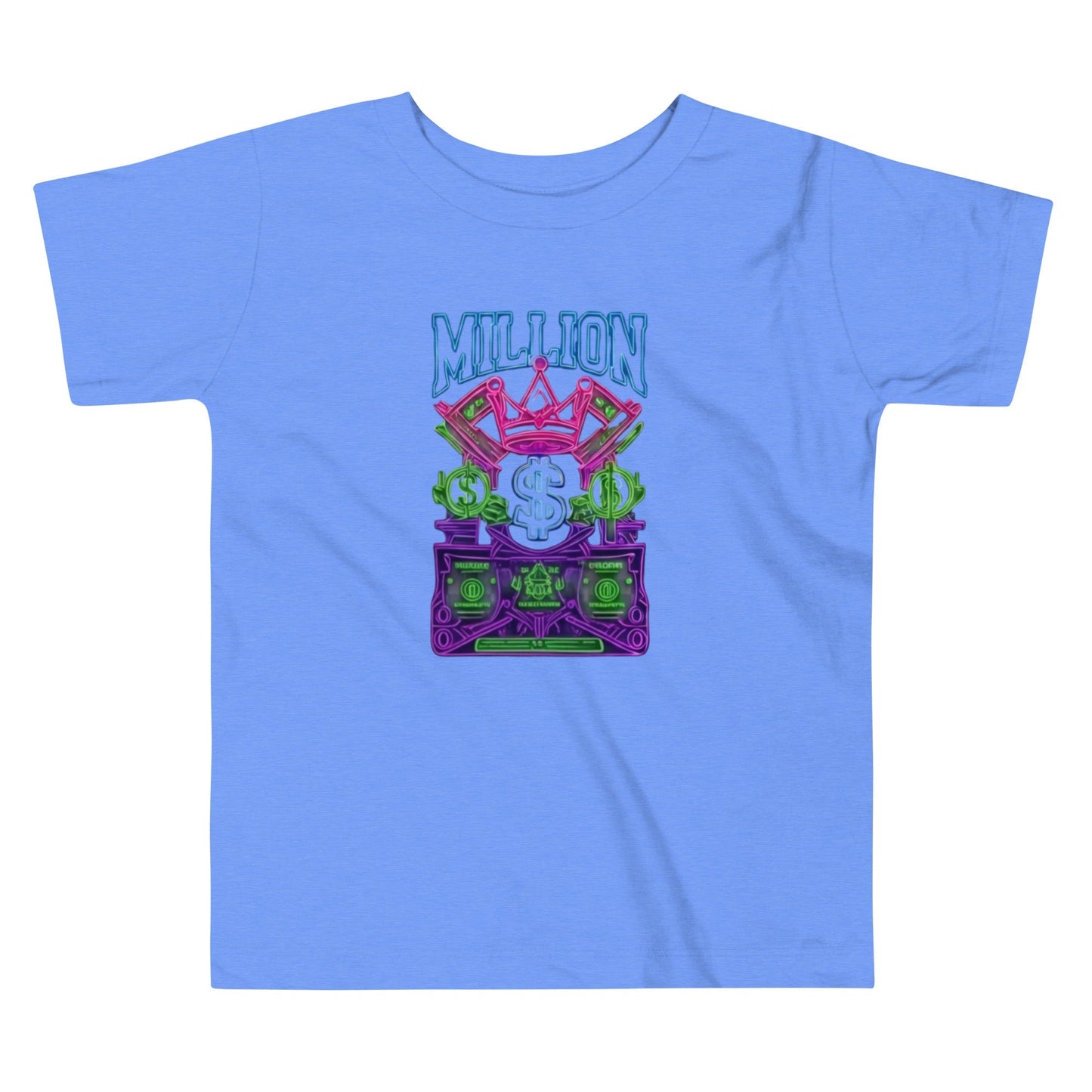 MDB Co. Neon Millions Piled unisex Toddler Short Sleeve Tee