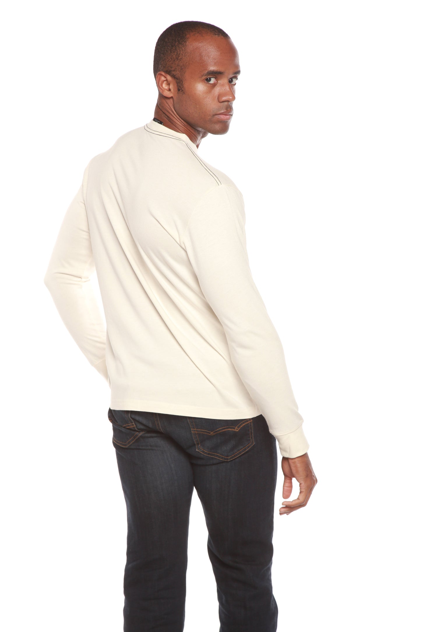 Men's Bamboo Viscose/Organic Cotton Long Sleeve T-Shirt