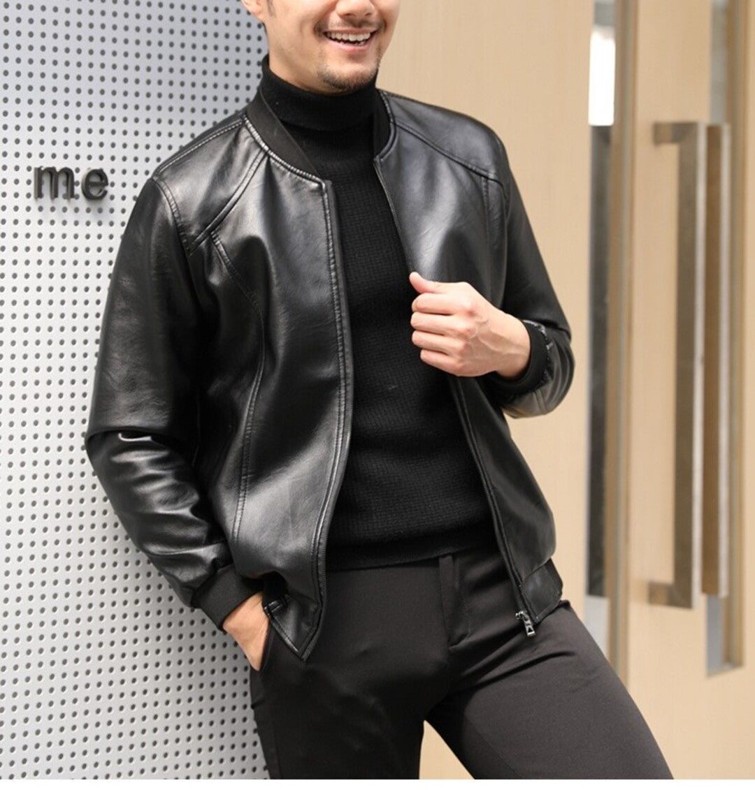Men's Leather Jacket - Patagonia | Autumn & Winter Style - BOAA13210021