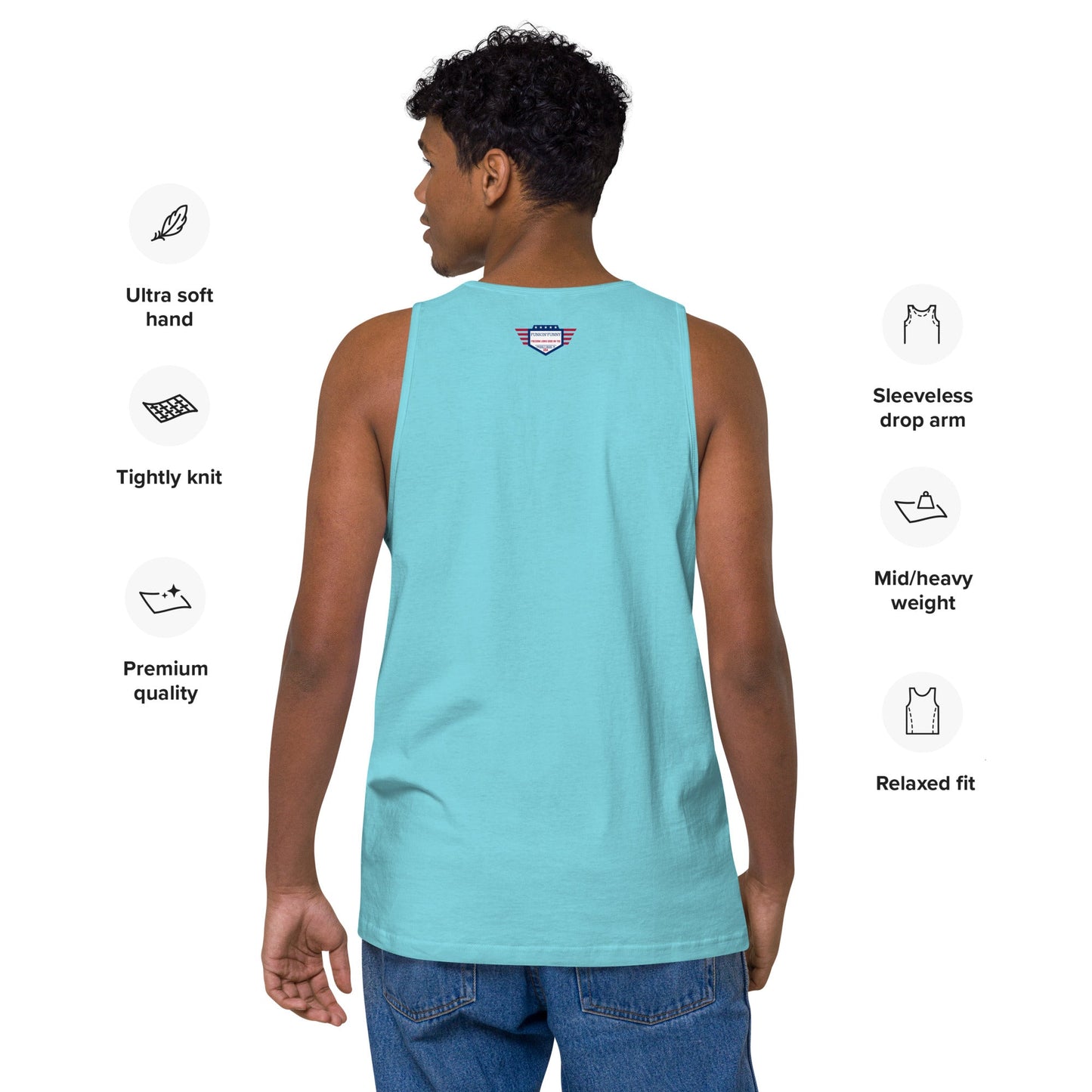 Mantente Fuerte - Camiseta de tirantes premium para hombre