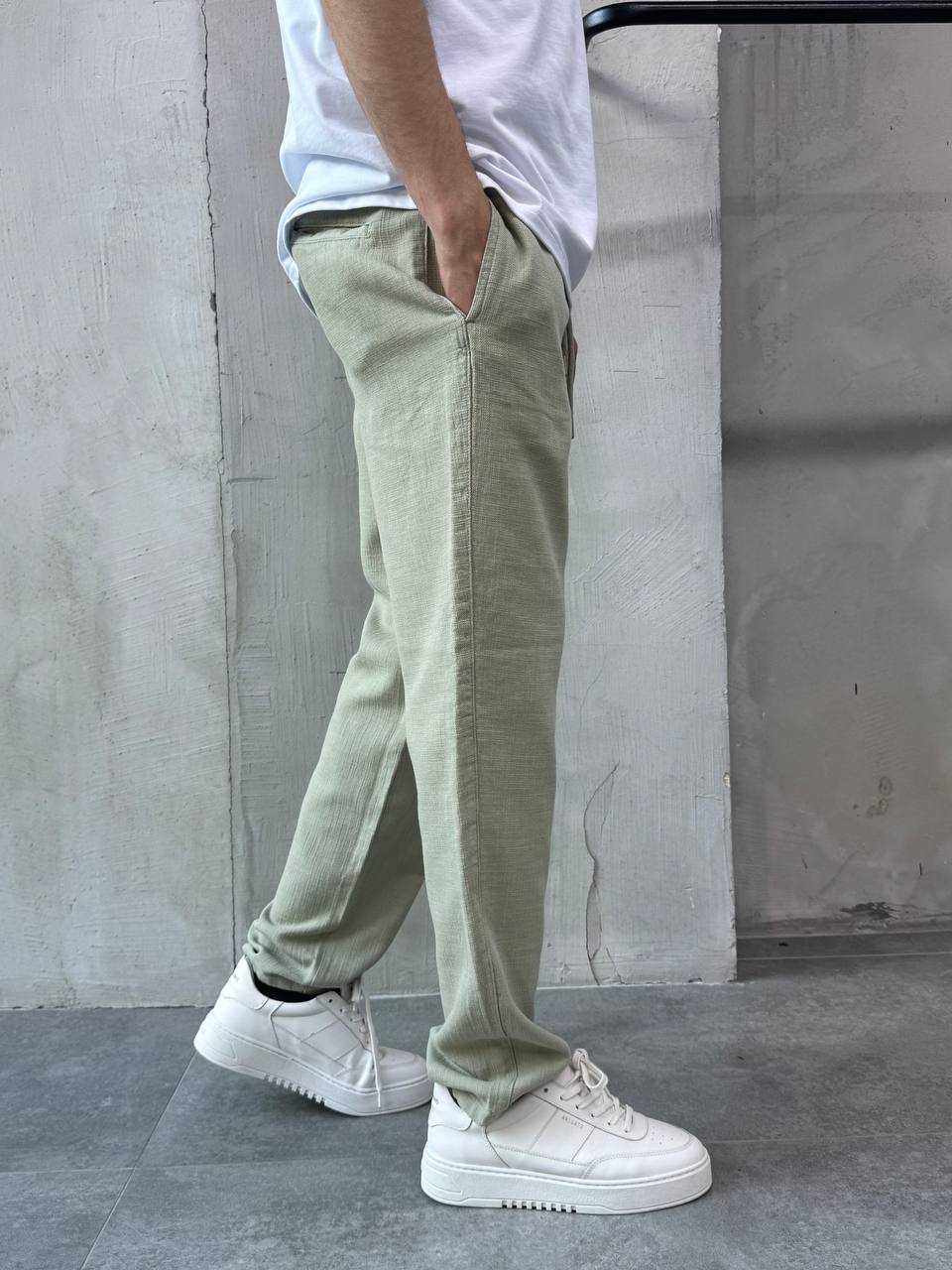 Pantalones de casa de hombre Comfort Flex con cordón - Ajuste relajado de tacto suave para la comodidad diaria