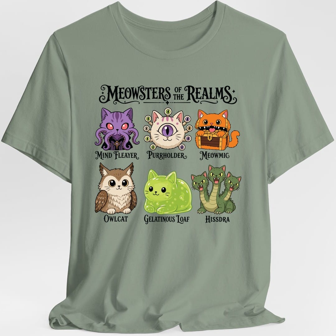 Meowsters of the Realms T-Shirt