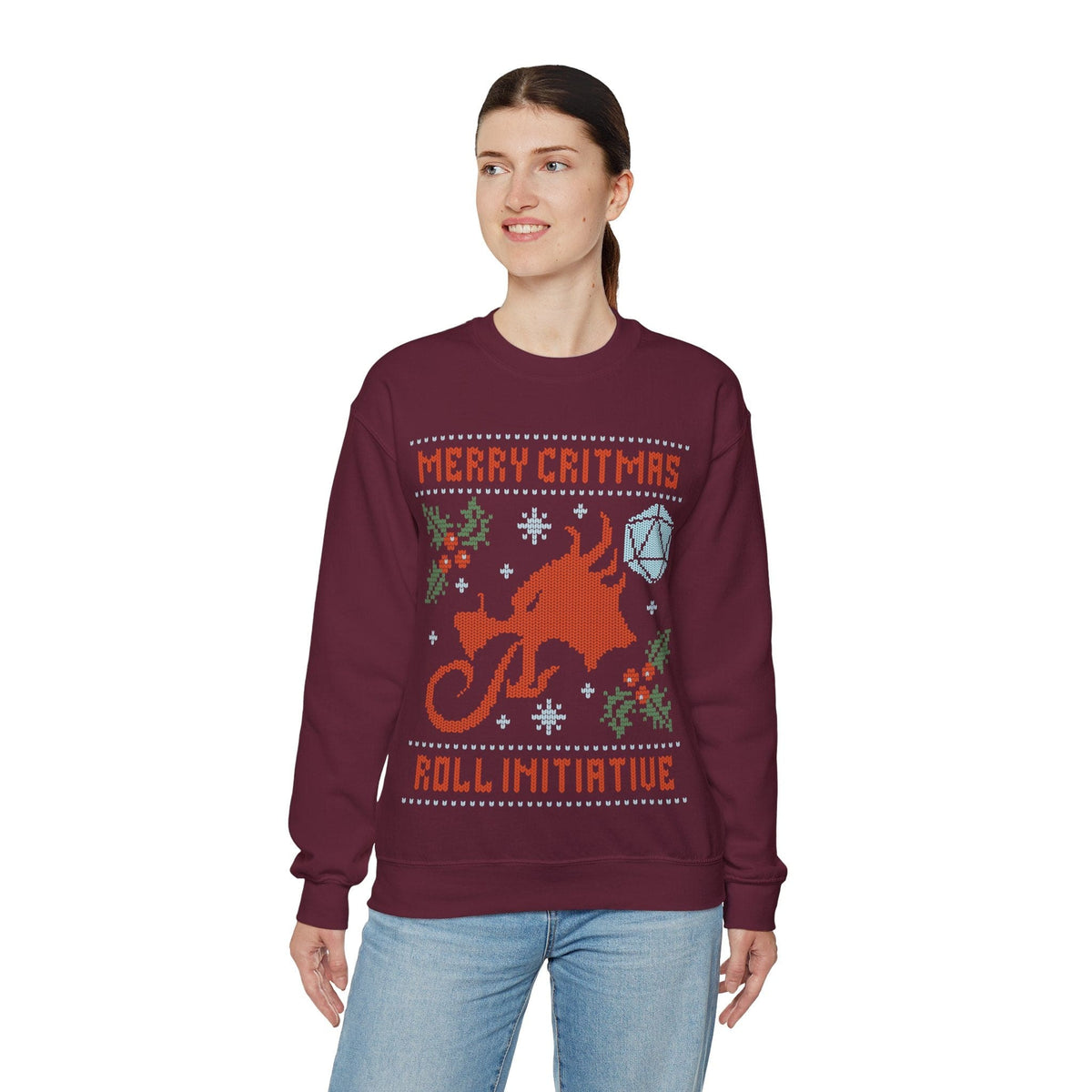 Merry Critmas Initiative Ugly Sweater Sweatshirt