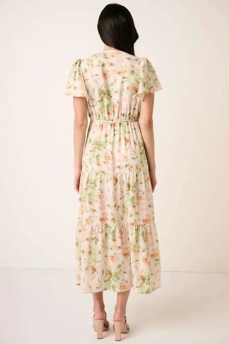 Dresses Trendsi Floral Maxi Dress Women's Summer V-Neck Flowy Casual Dress