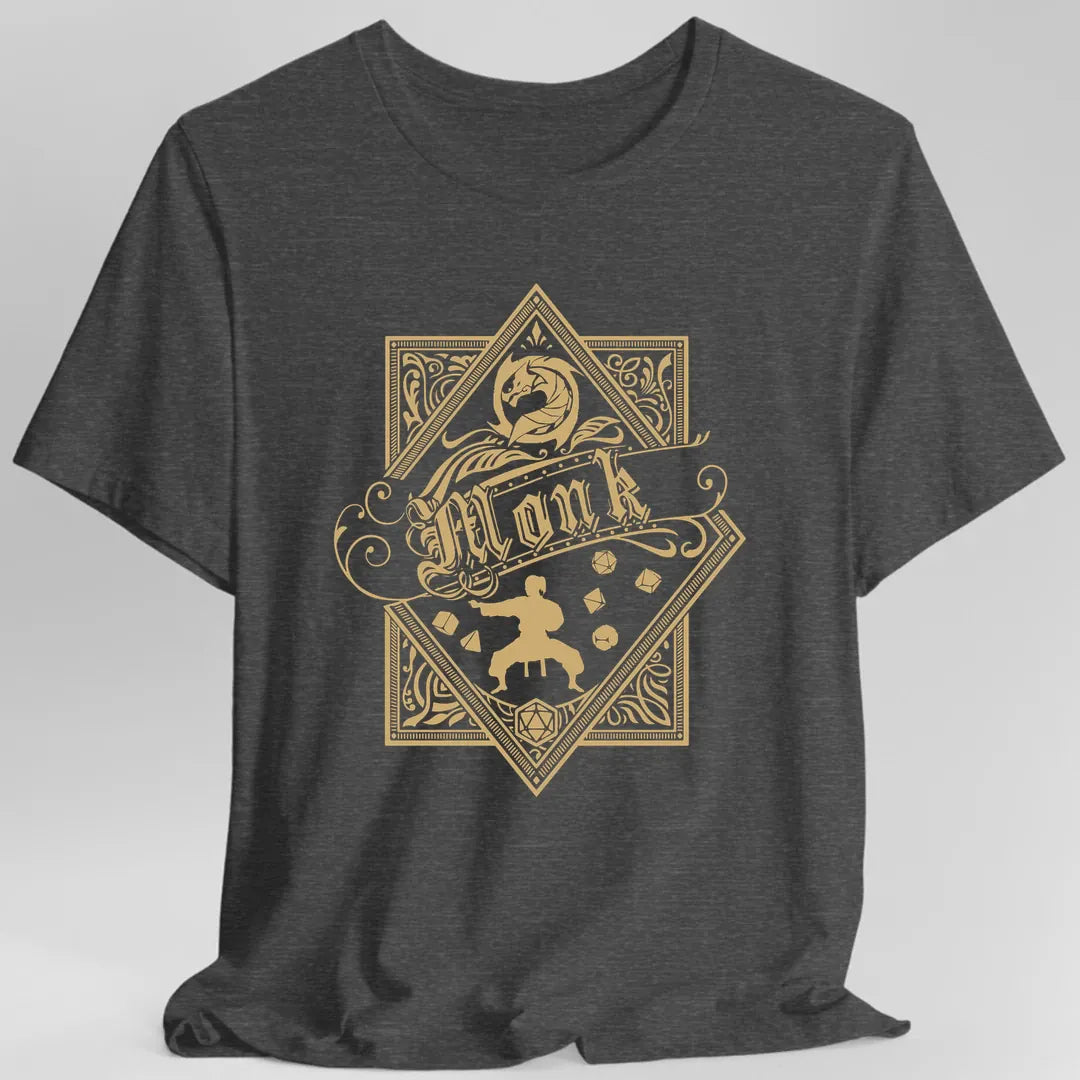 Monk D&D Class Emblem T-shirt