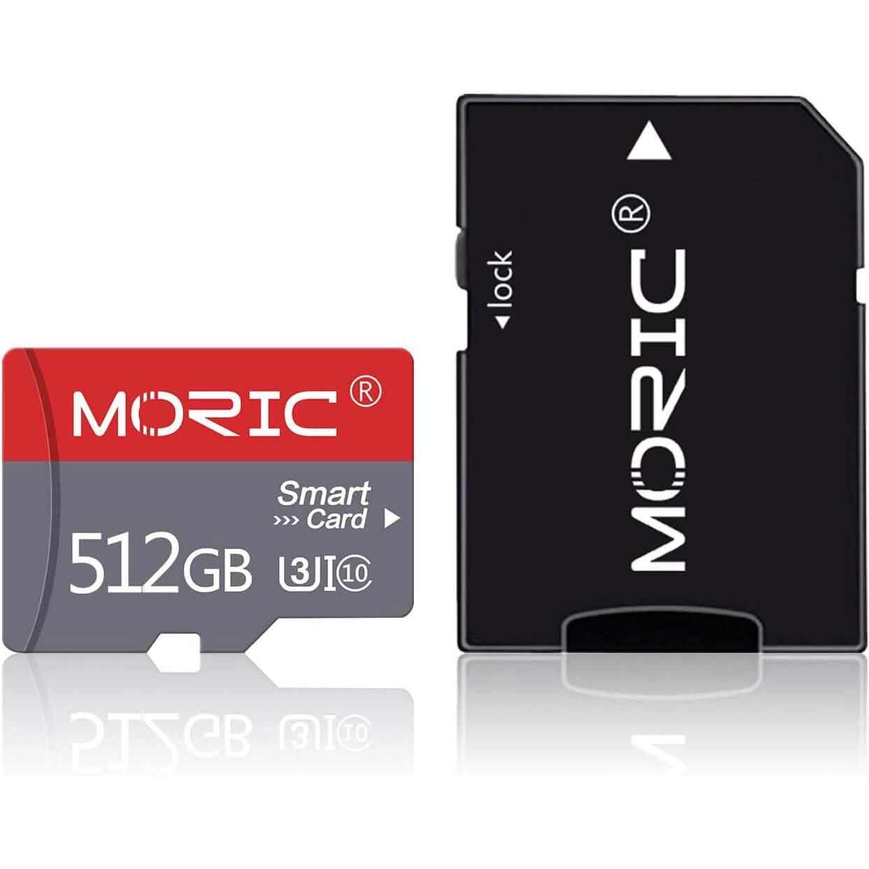 Moric 512GB Micro SD Card Fast Speed MicroSDXC UHS-I Memory Card (Refurbished)