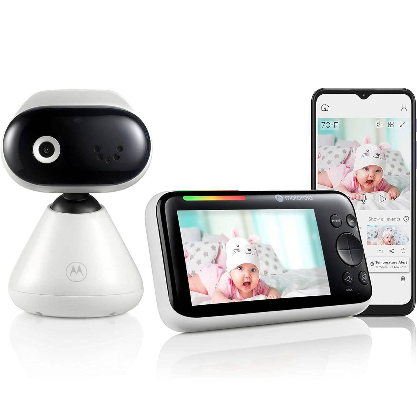 Motorola Baby Monitor PIP1500 Connect - 5" WiFi Video Baby Monitor with Camera (Refurbished)