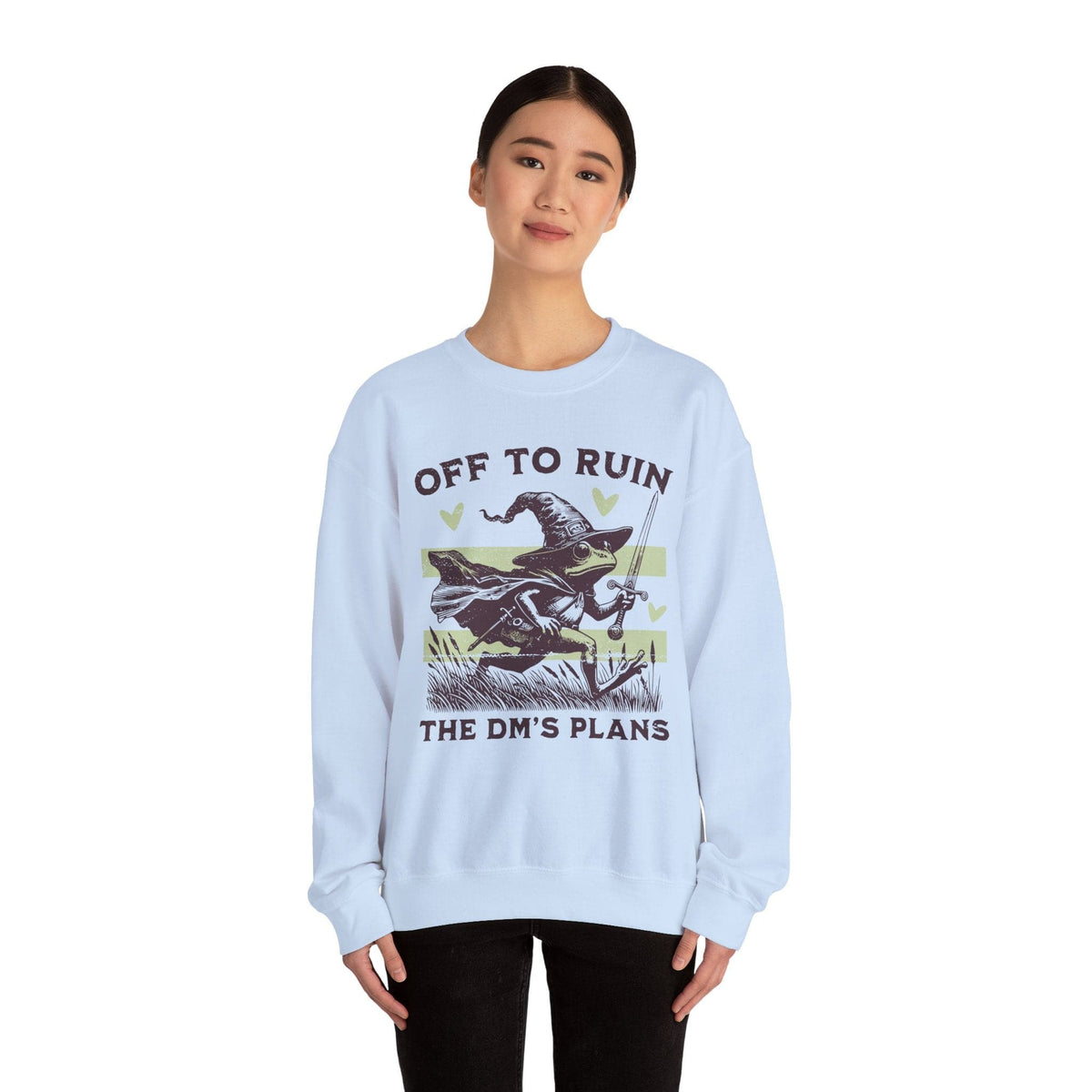 Off to Ruin the DM’s Plans Sweatshirt