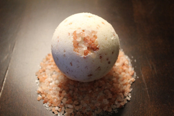 Organic Detox Bath Bomb Pink Himalayan Salt Soothing