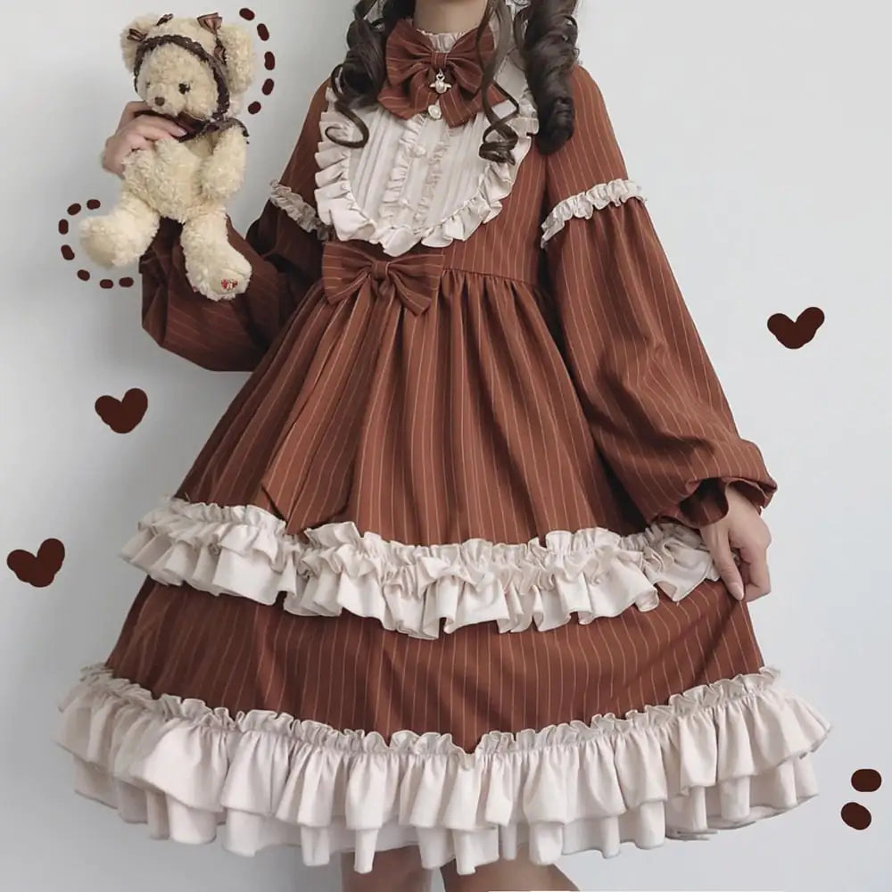 Original Design Soft Girl Lolita Milkshake Dress - # GIAA231710016