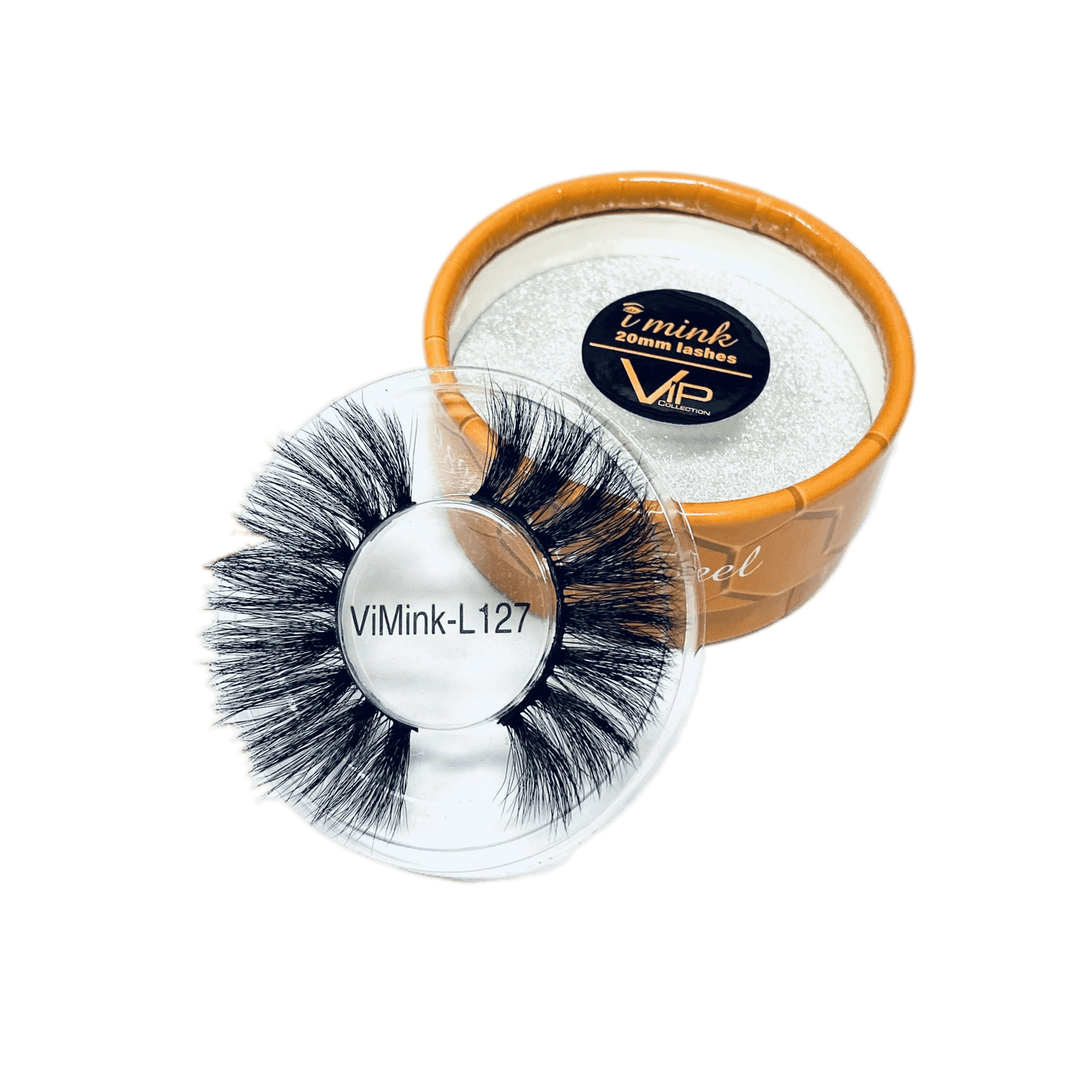 VIP iMink Long Strip Lashes, 98% Mink Feel, Animal-Free, L127