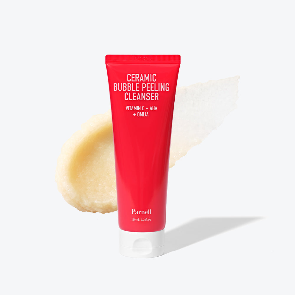 Parnell AHA Omija Ceramic Bubble Peeling Cleanser 180ml