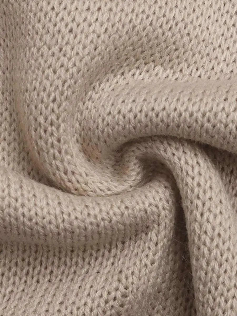 Women's Sweater Cherry Sweater - Round Neck Long Sleeve - Casual