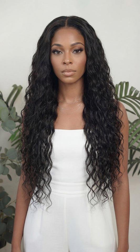 Paquete de ondas naturales con trama