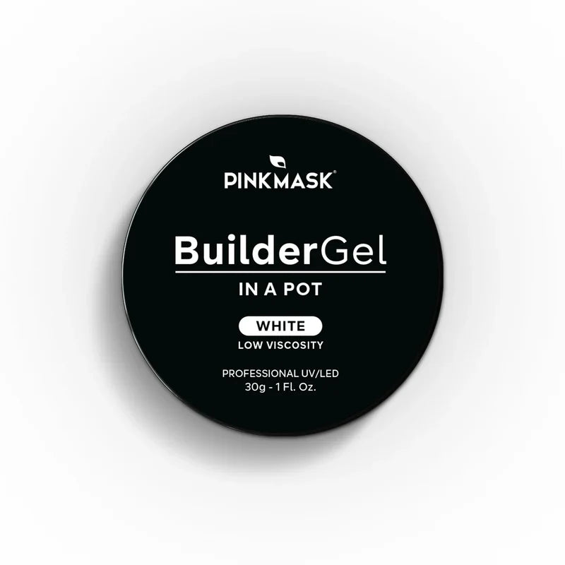 Pink Mask - Builder Gel White, 15ml and 30g