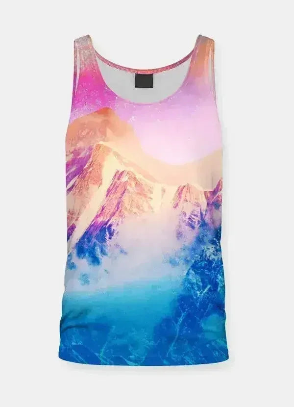 Pink Sky Sublimation Adult Tank Top