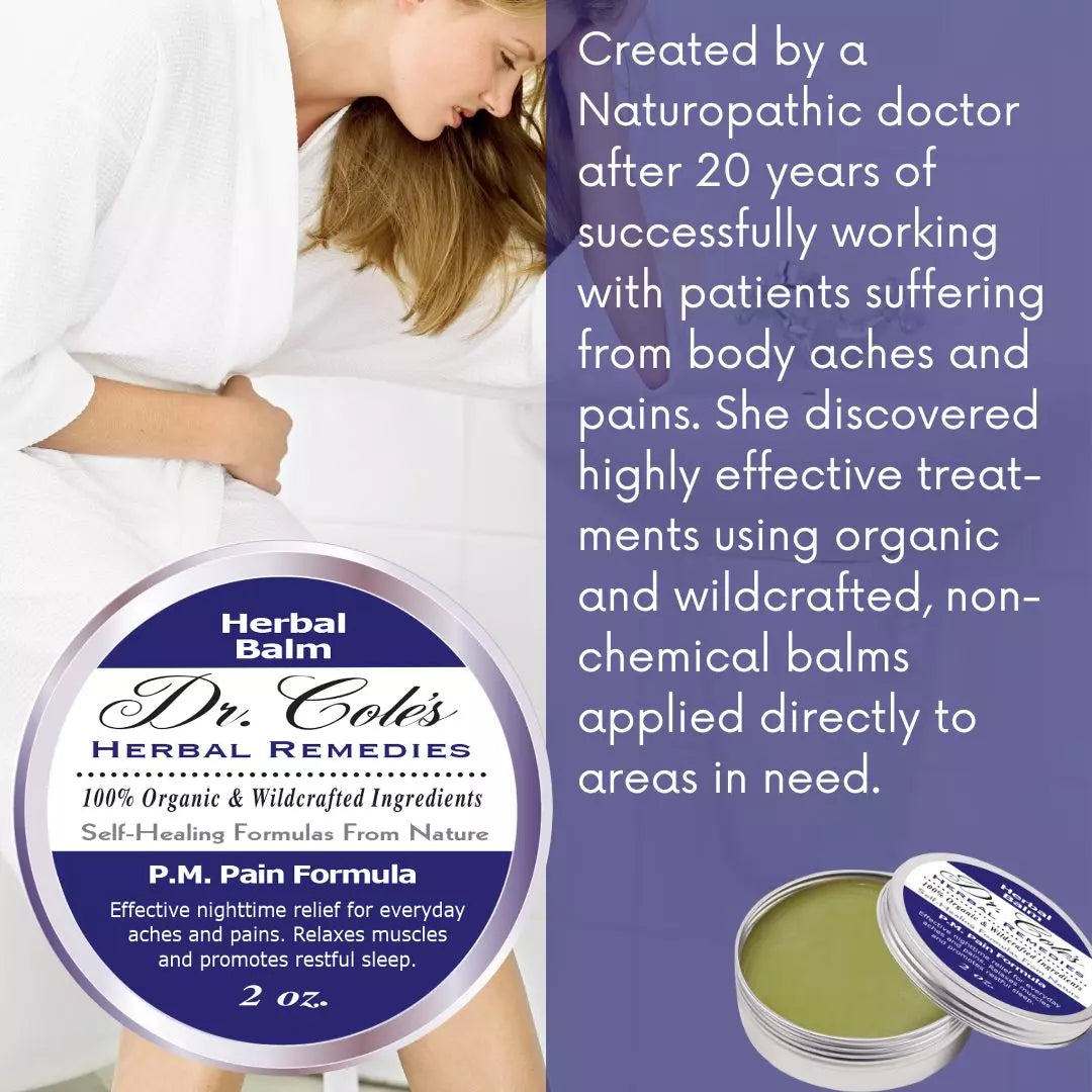 24 - Bálsamo herbal P.M. para el dolor del Dr. Cole