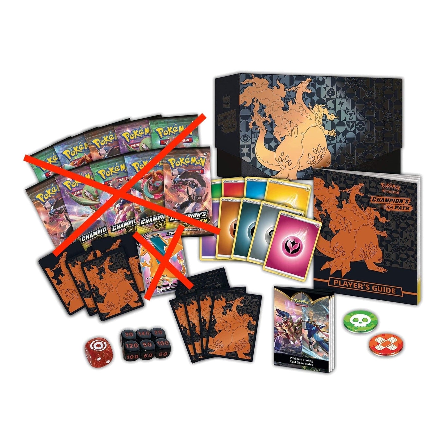 Pokémon TCG: Champion's Path Elite Trainer Box (Opened) - No Packs or Promo Card