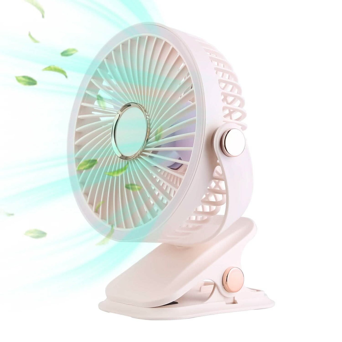 Portable Quiet Rechargeable Clip-On Fan