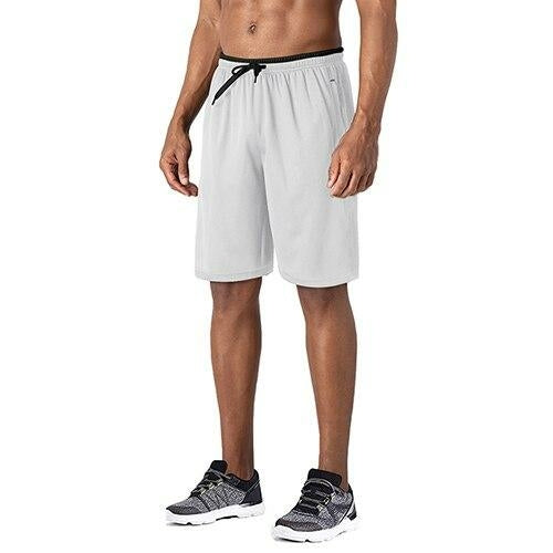 Pantalones Cortos de Deporte Ligeros para Hombre Malla Gimnasio Fitness