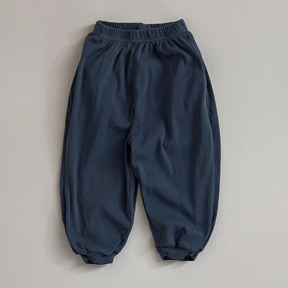 Pantalones finos transpirables de color liso unisex para niños, pantalones casuales para niños