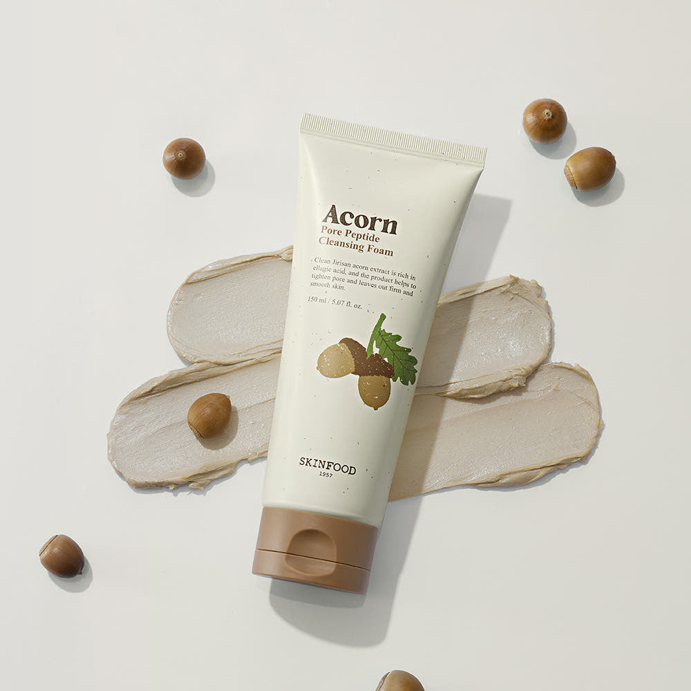 SKINFOOD Acorn Pore Peptide Cleansing Foam 150ml
