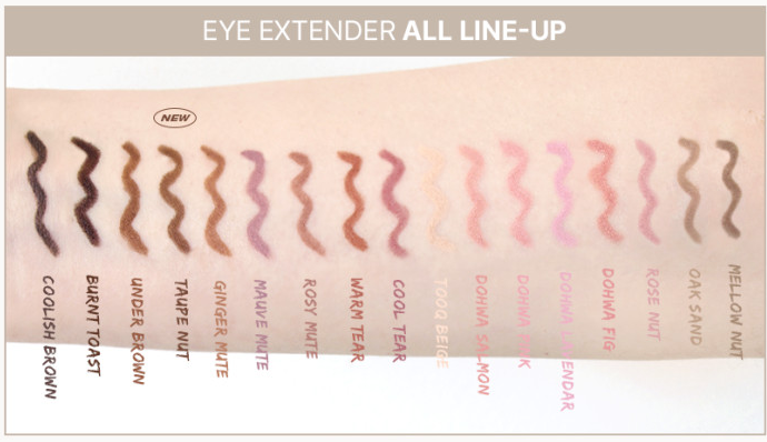 tooq Eye Extender Waterproof Slim Eyeliner 0.12g/0.3g (16colors)
