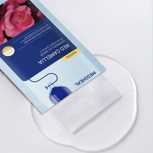 MEDIHEAL Dermaplus Mask 22ml X 10ea #Red Camellia