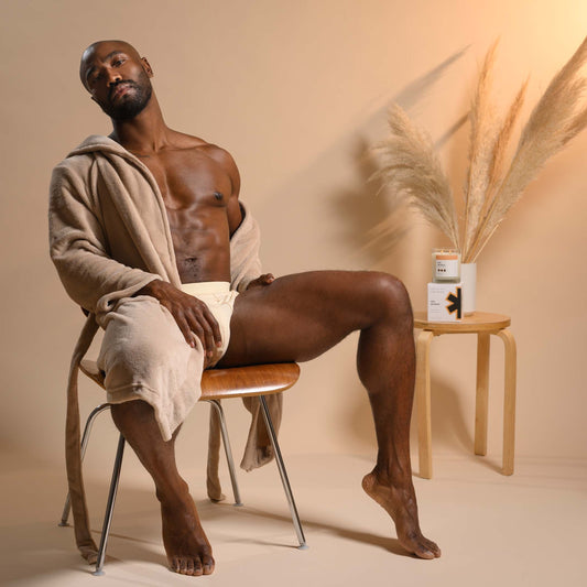 Vela 11oz, Retiro de spa, Azafrán + Cardamomo