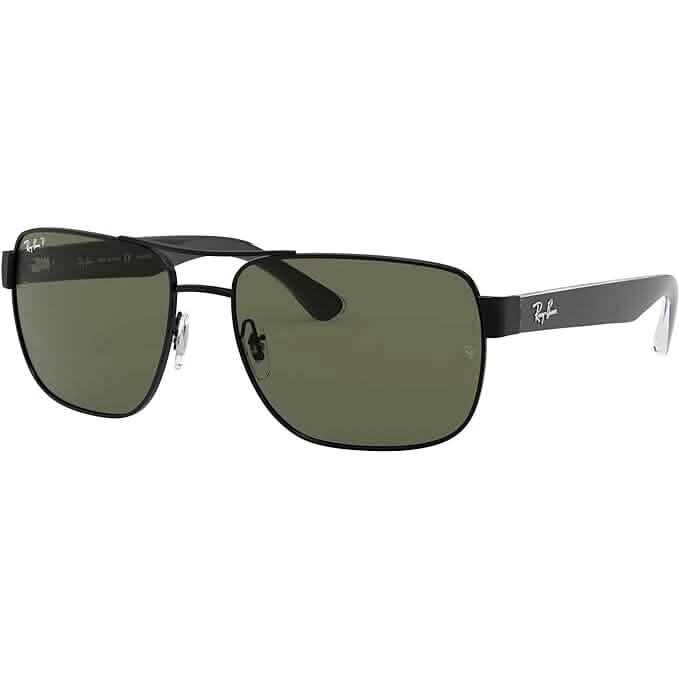 Ray-Ban Men's Rb3530 Square Sunglasses (Refurbished)