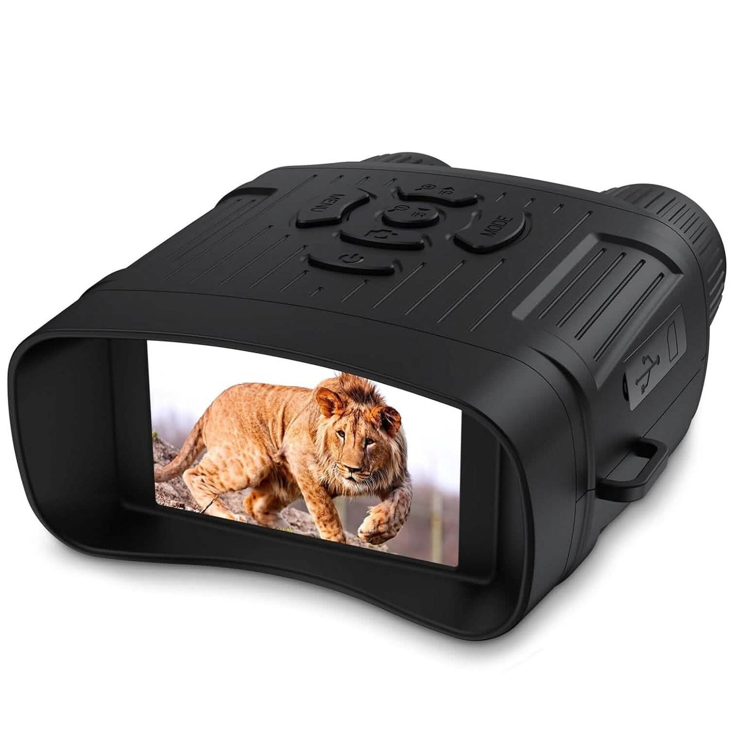 Rechargeable Infrared Night Vision Goggles 10X Digital Zoom with 3'' Screen