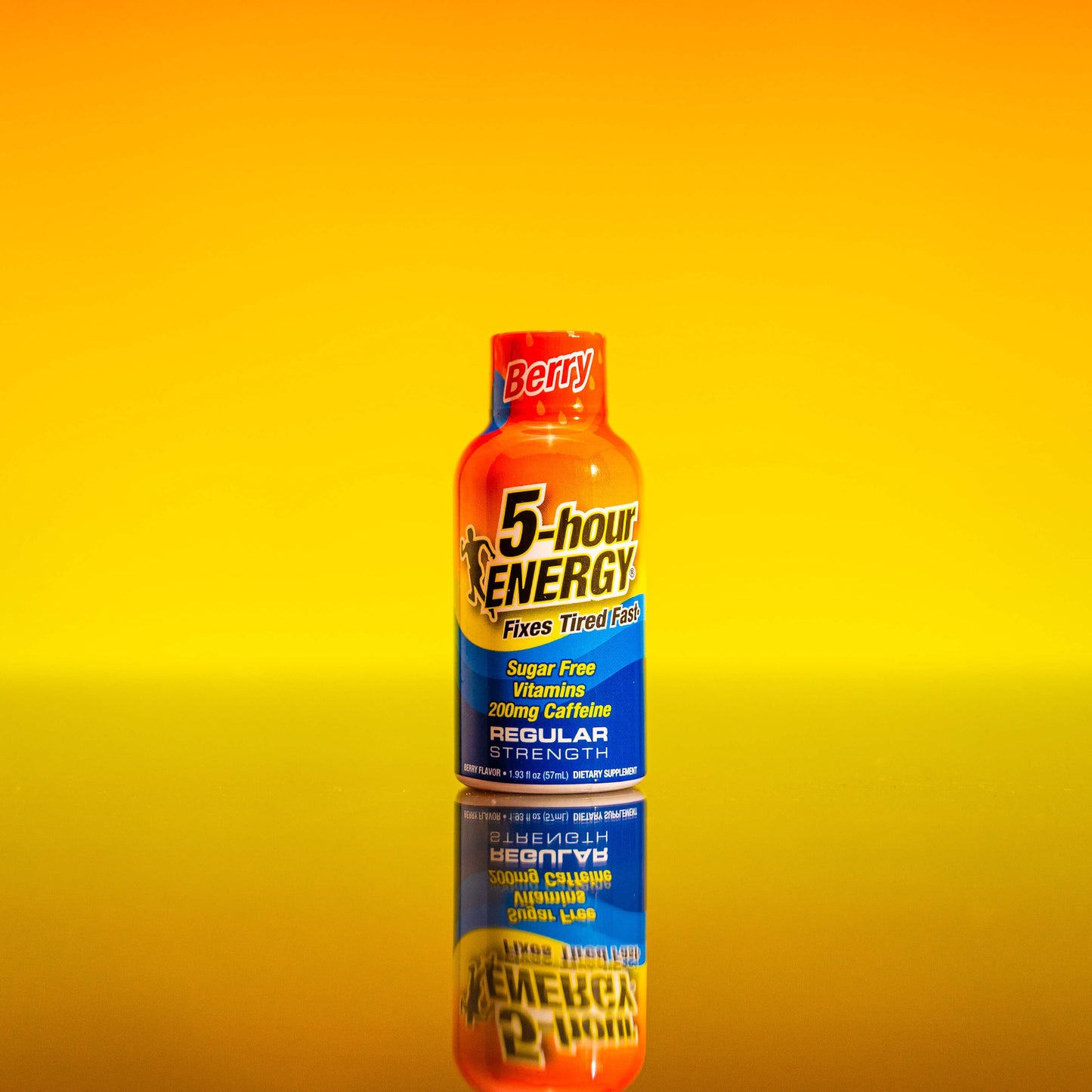 Paquete de 24 Bebidas Energéticas de Fuerza Regular de 5 horas, Sabor Bayas, 57 ml