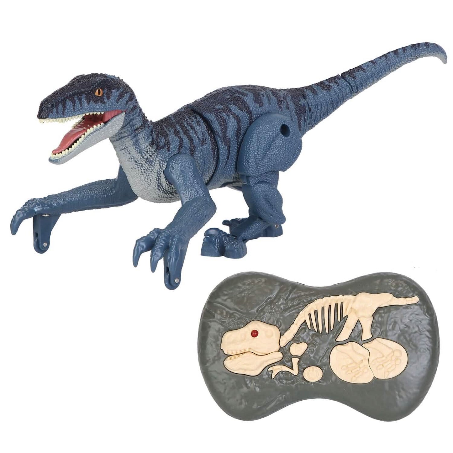 Remote Control Dinosaur with 3D Eye Roaring Sounds for 3-12 Years Old