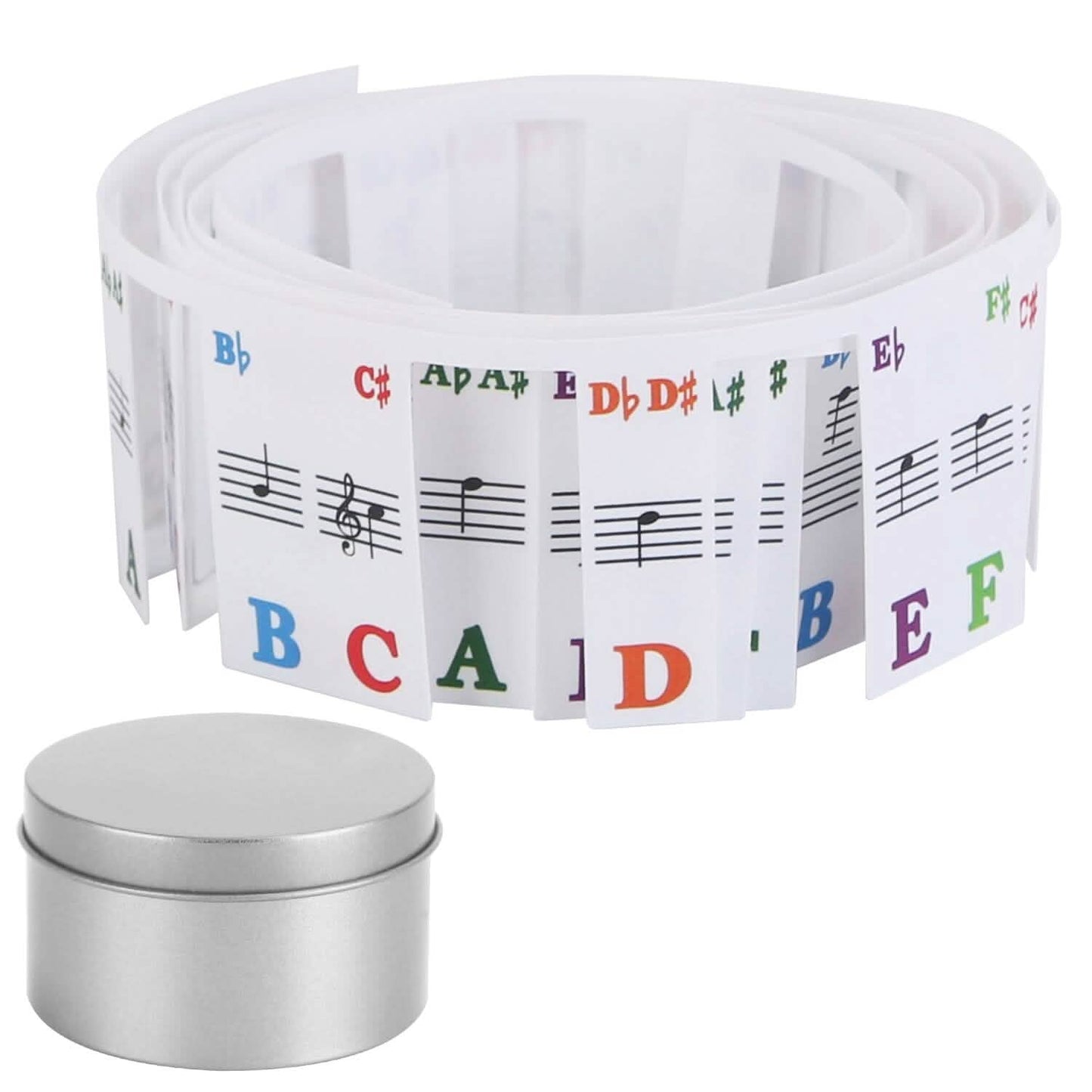 Removable PVC Piano Keyboard Stickers