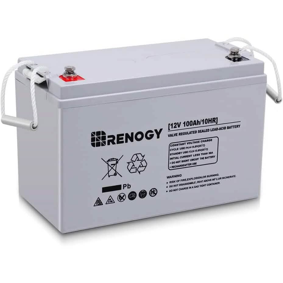 Renogy Deep Cycle AGM 12 Volt 100Ah Battery (Refurbished)