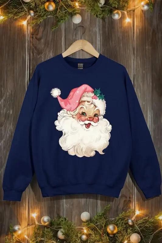 Jackets Color Bear Pink Santa Fleece Women's Cute Sweatshirt Warm & Cozy