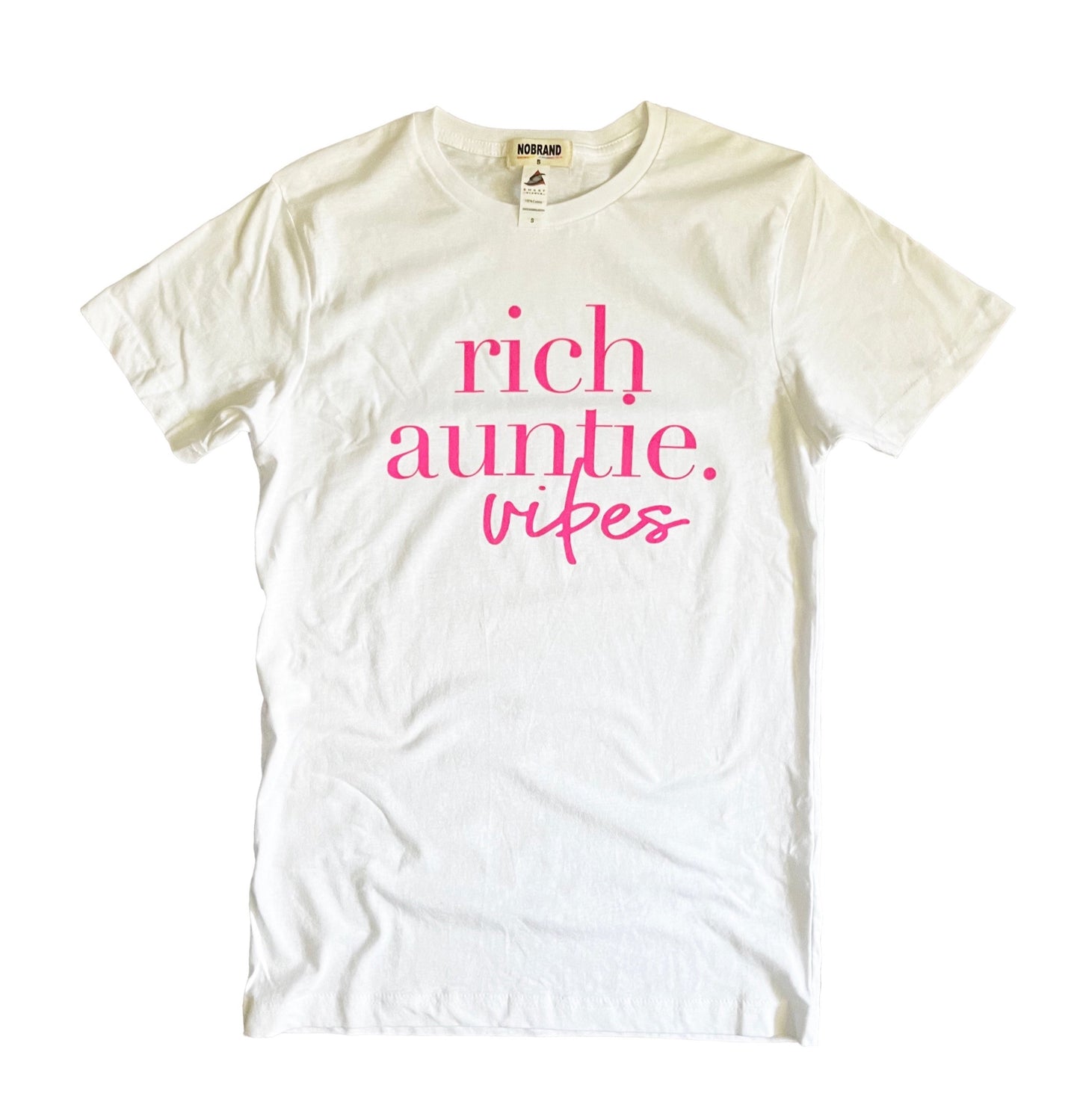 Camiseta "Vibra de Tía Rica" - Rosa {Unisex}