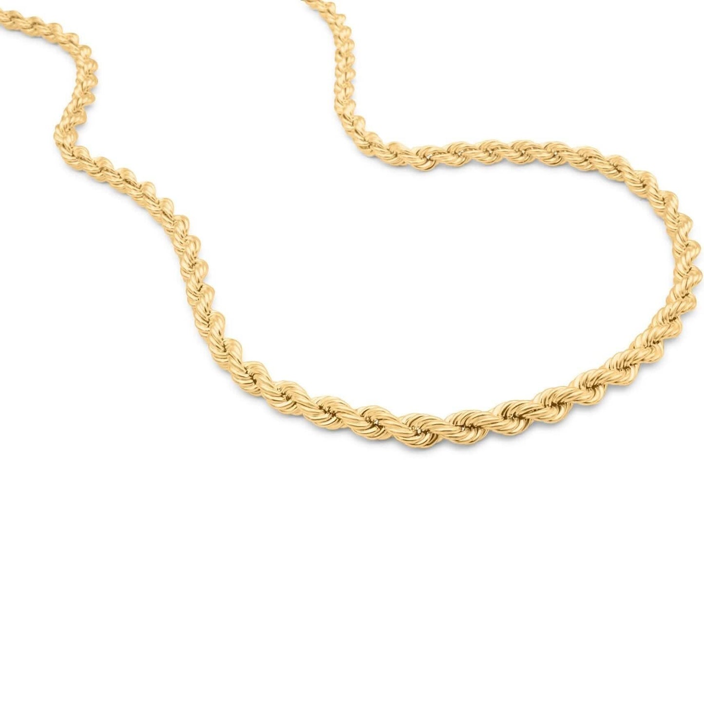 Rope Chain in Yellow Gold - 10mm
