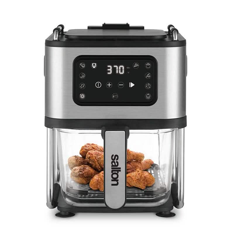 Salton Flip and Cook 3-in-1 Air Fryer, Grill & Dehydrator