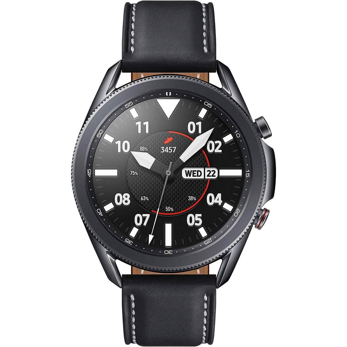 Samsung - Galaxy Watch3 Smartwatch 45mm Stainless LTE - Mystic Black