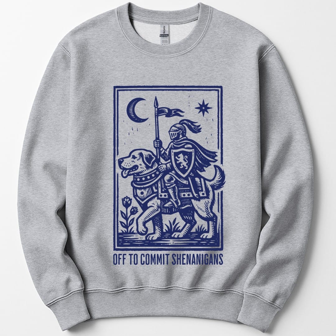 Off To Commit Shenanigans Dog Sweatshirt
