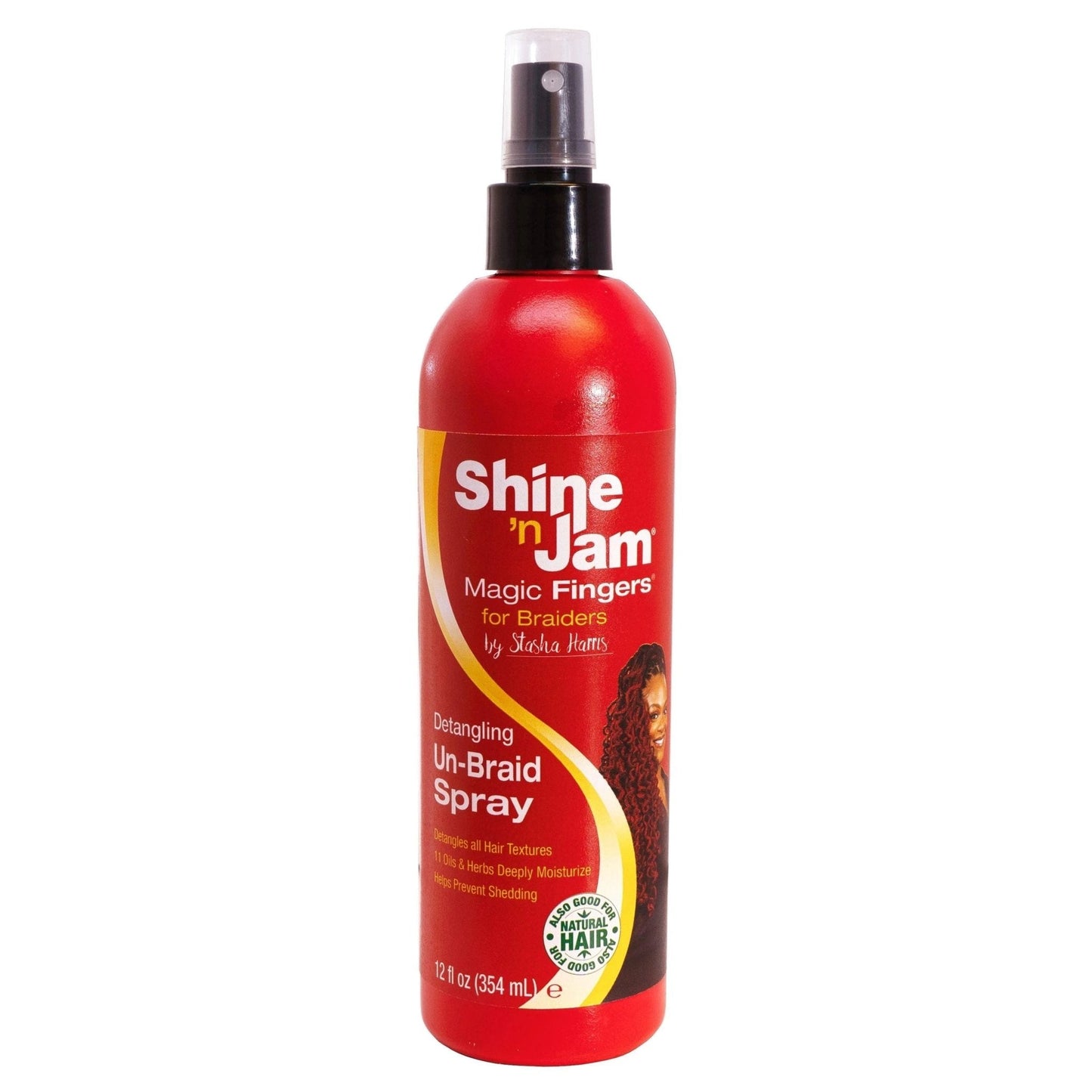 Shine 'n Jam Magic Fingers Un-Braid Spray 12 oz