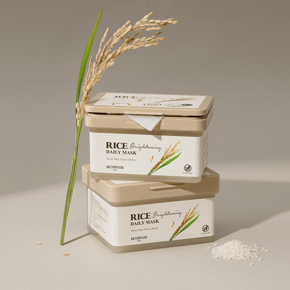 SKINFOOD Rice Brightening Daily Mask 270g/30ea