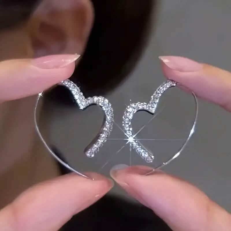 Sparkling Silver Earrings for Women