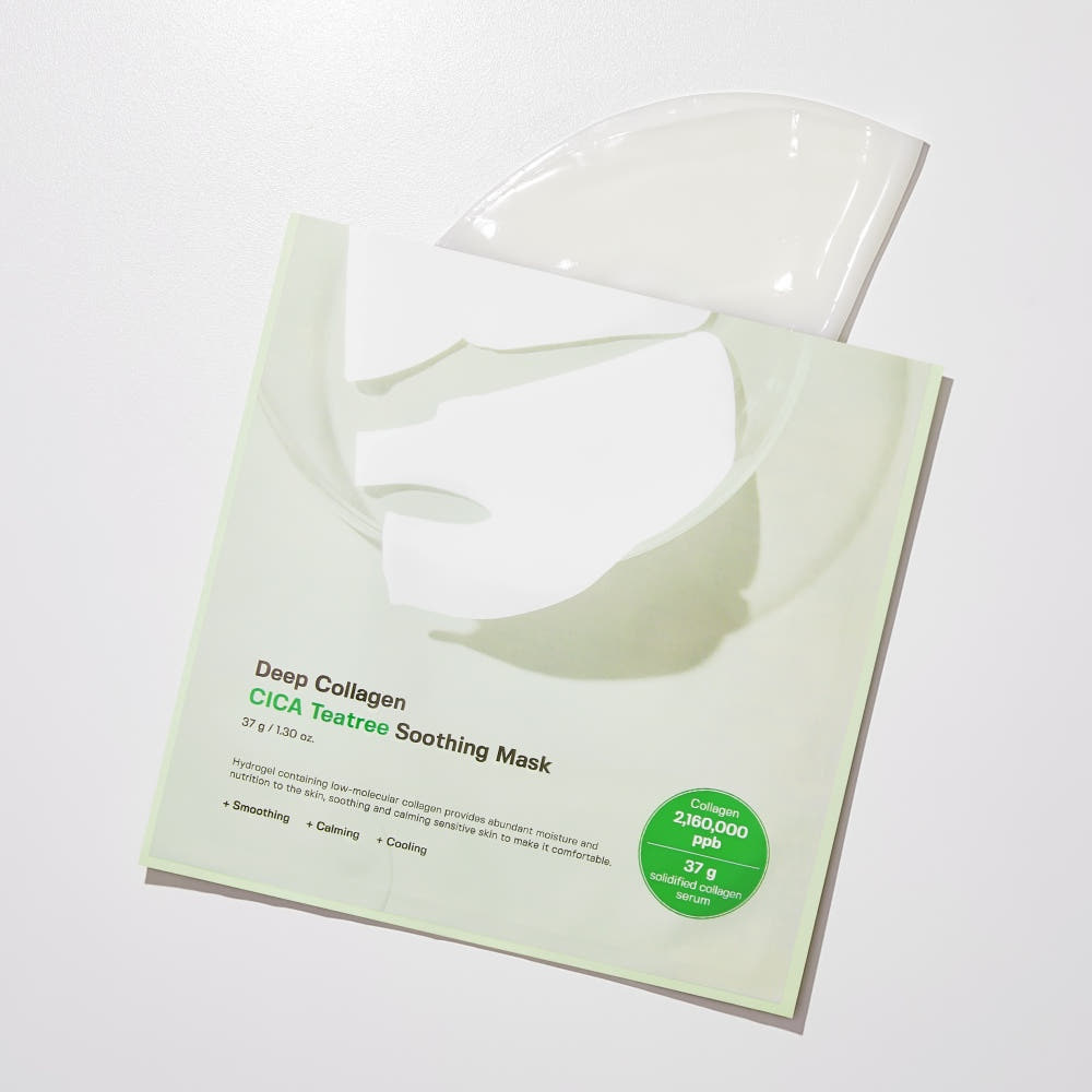 SUNGBOON EDITOR Deep Collagen Cica Tea Tree Soothing Mask 37g X 4ea