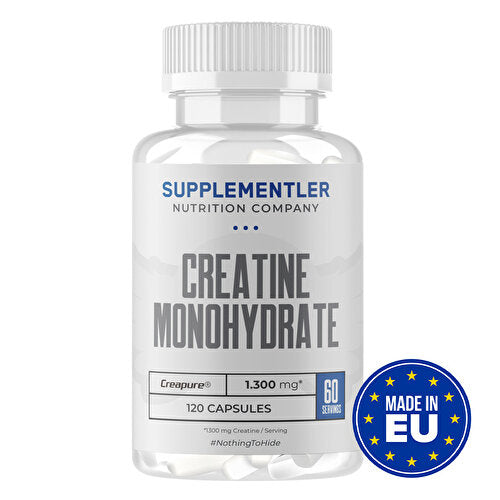 Supplements.com Creatine (Creapure®) 120 Capsules