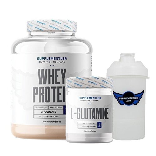 Supplementler.com Whey Protein 2000 Gr + Glutamine 300 Gr Combination
