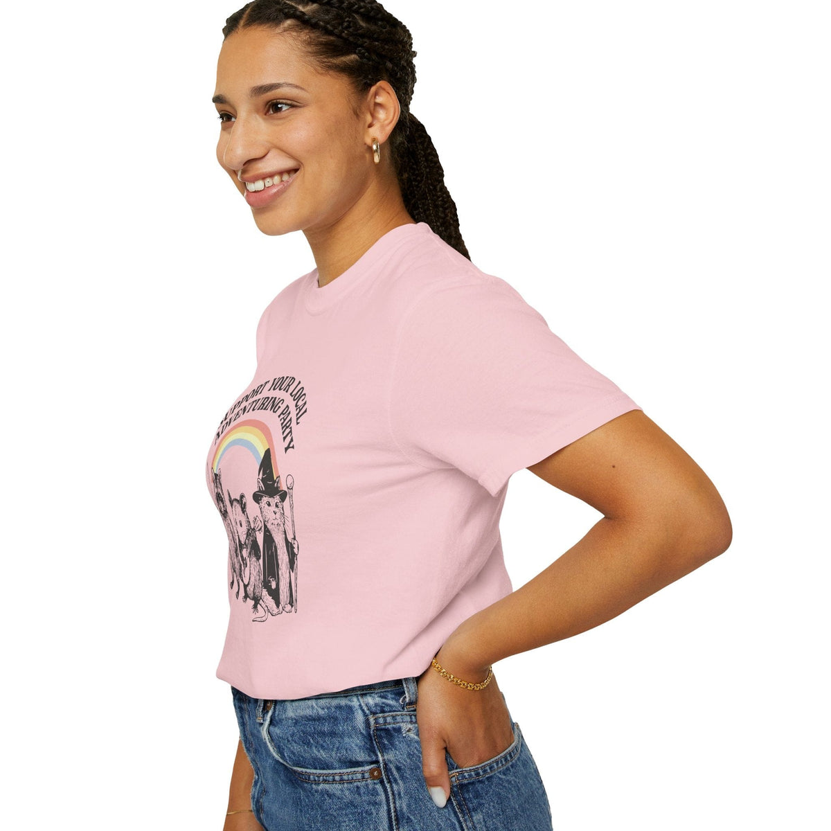 Support Your Local Adventuring Party T-Shirt - Comfort Colors