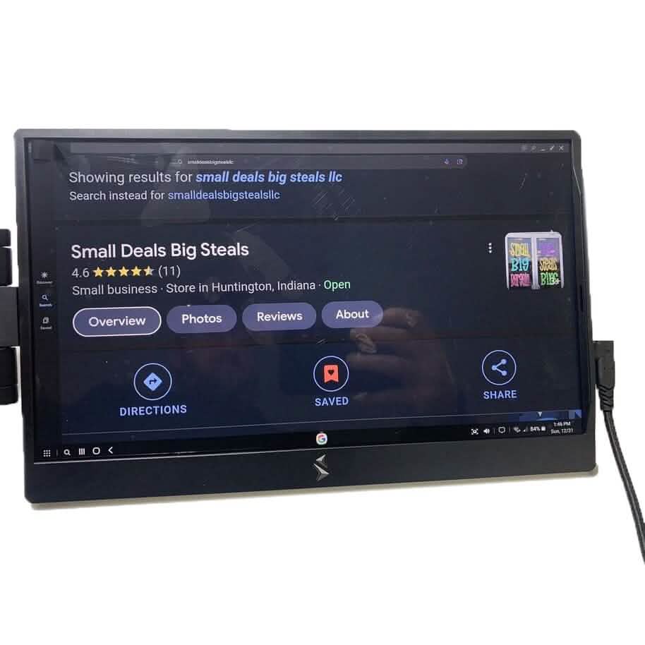 Swivel By Sidetrak 14” Full HD Portable Monitor (Refurbished)