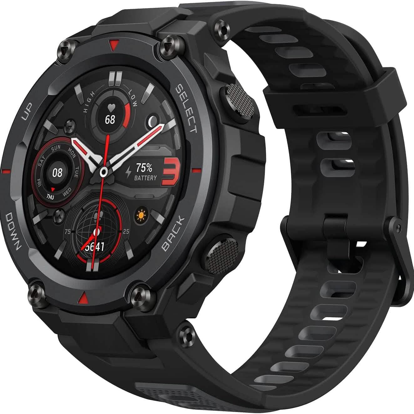 T-Rex Pro Smart Watch for Men Rugged Outdoor GPS Fitness Watch (Refurbished)